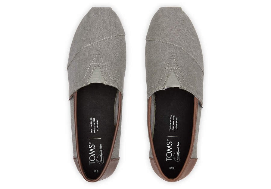 Toms Alpargata Sintetico Trim Gris Chile | CL719-670