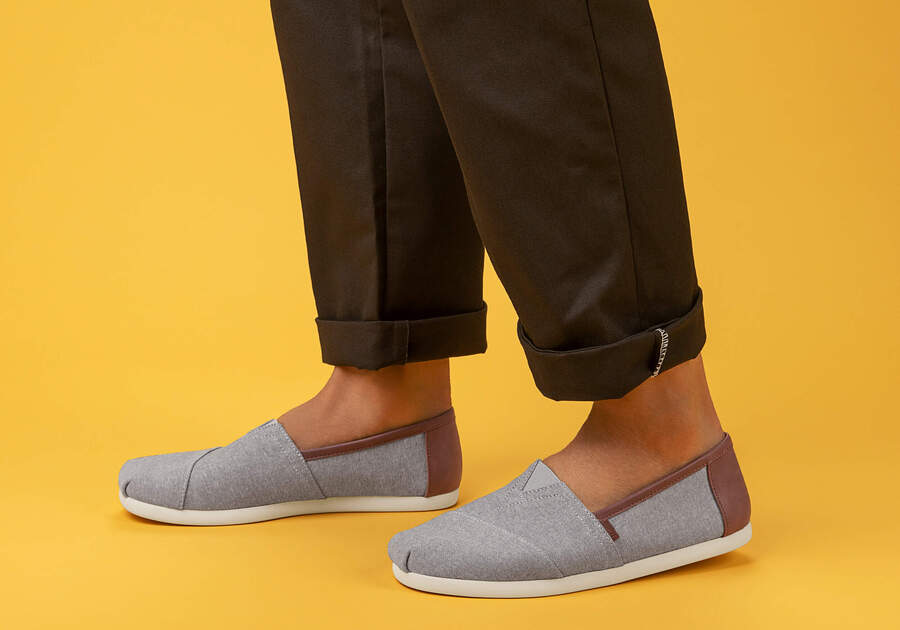 Toms Alpargata Sintetico Trim Gris Chile | CL719-670