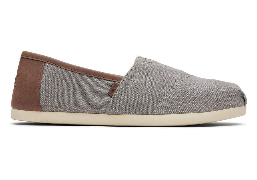 Toms Alpargata Sintetico Trim Gris Chile | CL719-670