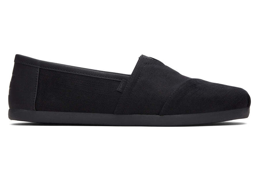 Toms Alpargata Sintetico Trim Negras Chile | CL913-692