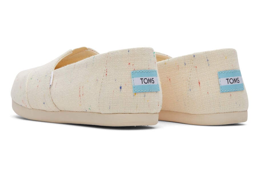 Toms Alpargata Speckled Recycled Algodon Beige Chile | CL048-673