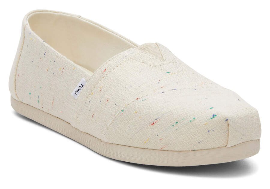 Toms Alpargata Speckled Recycled Algodon Beige Chile | CL048-673