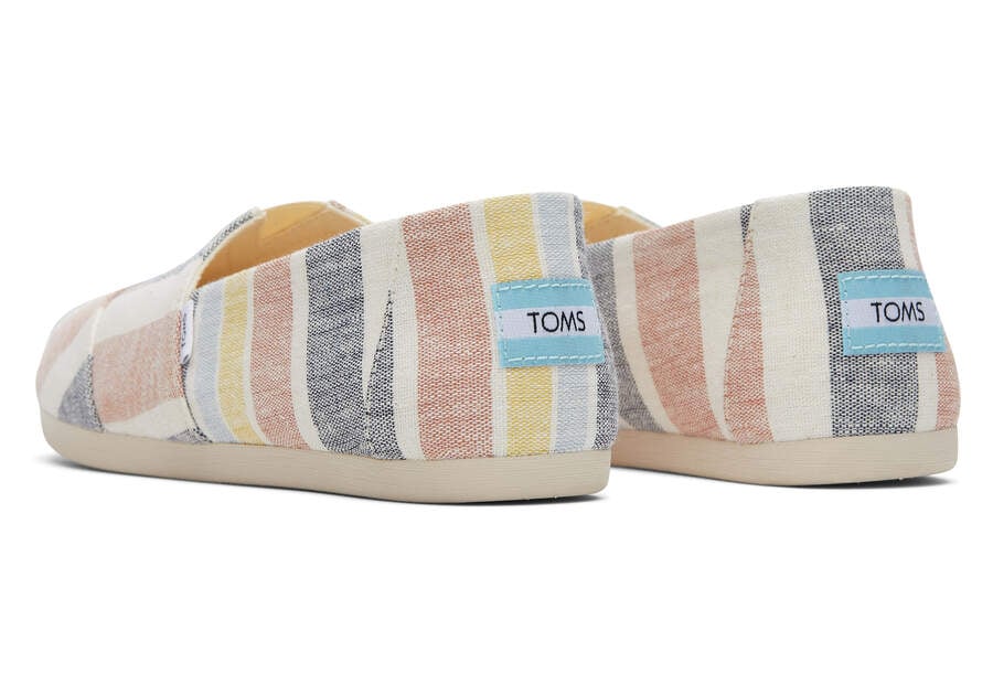 Toms Alpargata Stripes Marrones Chile | CL607-710