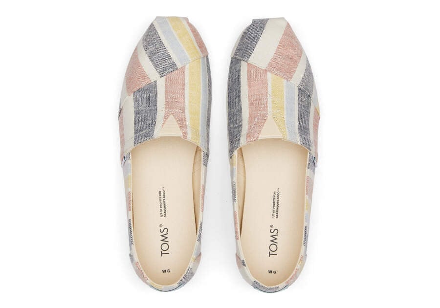 Toms Alpargata Stripes Marrones Chile | CL607-710