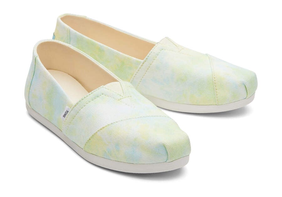 Toms Alpargata Tie-Dye Amarillo Chile | CL142-754