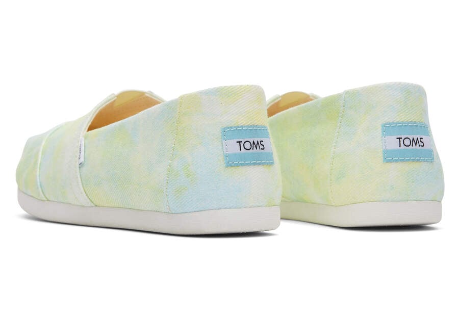 Toms Alpargata Tie-Dye Amarillo Chile | CL142-754