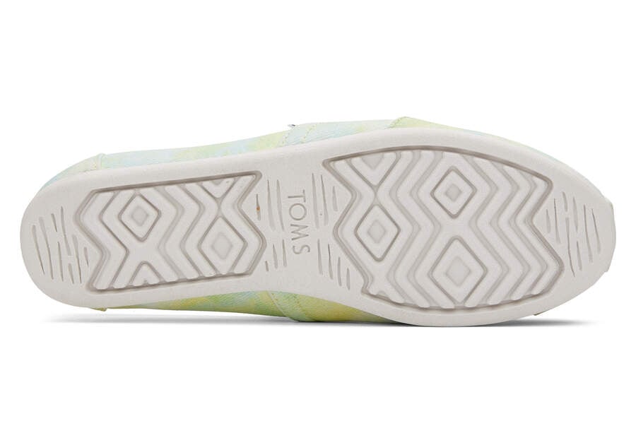 Toms Alpargata Tie-Dye Amarillo Chile | CL142-754