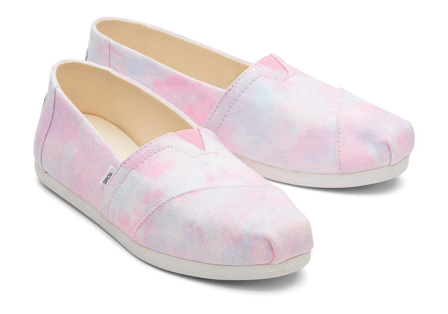 Toms Alpargata Tie-Dye Rosas Chile | CL668-601