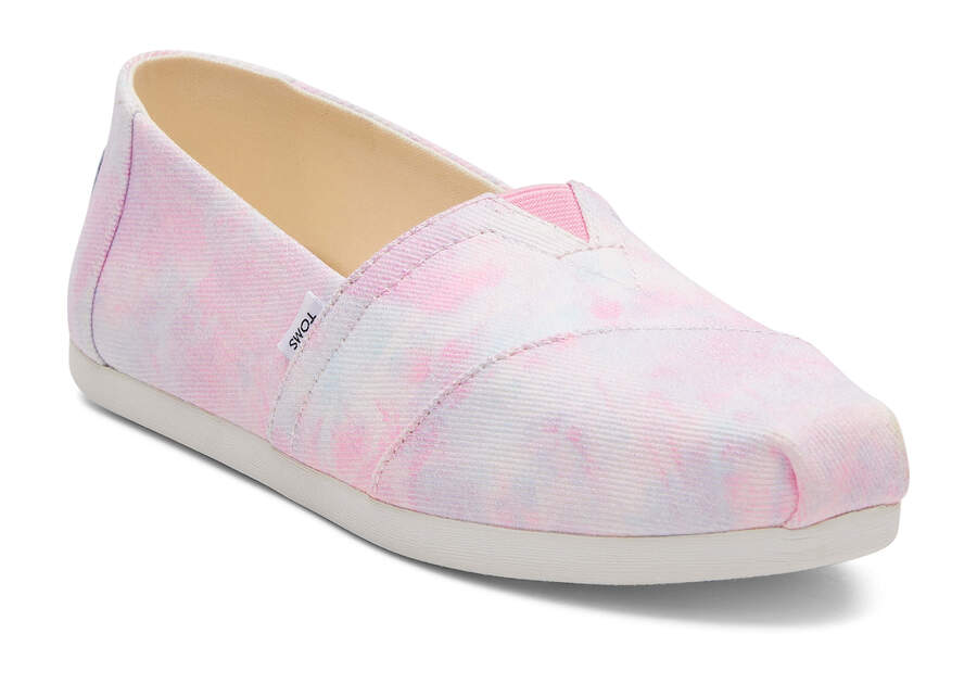 Toms Alpargata Tie-Dye Rosas Chile | CL668-601