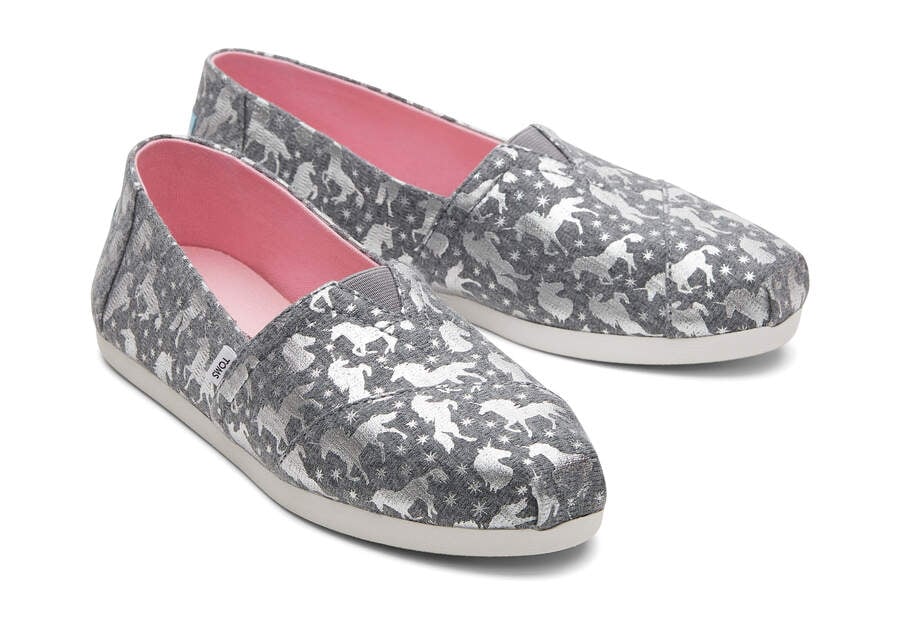 Toms Alpargata Unicorns Gris Chile | CL515-857