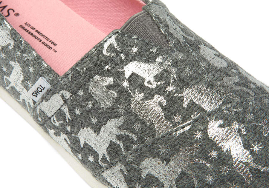 Toms Alpargata Unicorns Gris Chile | CL515-857