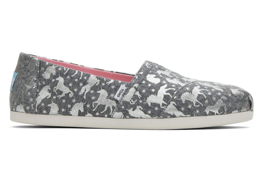 Toms Alpargata Unicorns Gris Chile | CL515-857