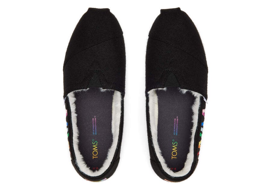 Toms Alpargata Unity Rainbow Negras Chile | CL087-820