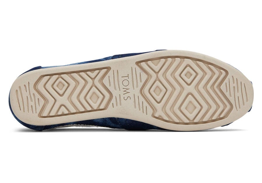 Toms Alpargata Washed Denim Azul Marino Chile | CL509-854