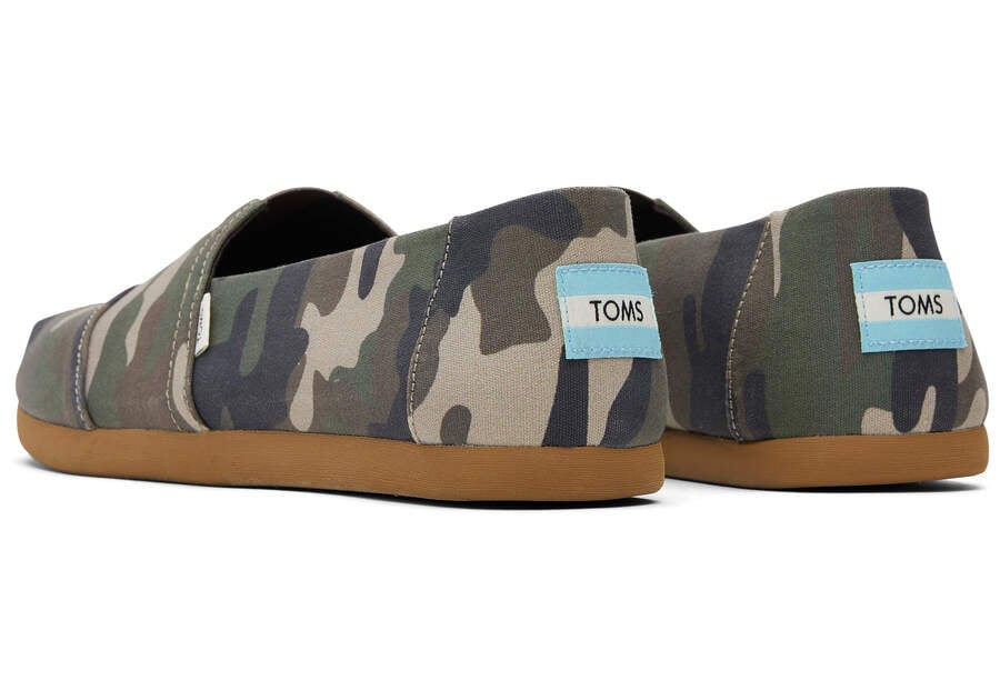 Toms Alpargata Woodland Camo Verde Camuflaje Chile | CL393-847