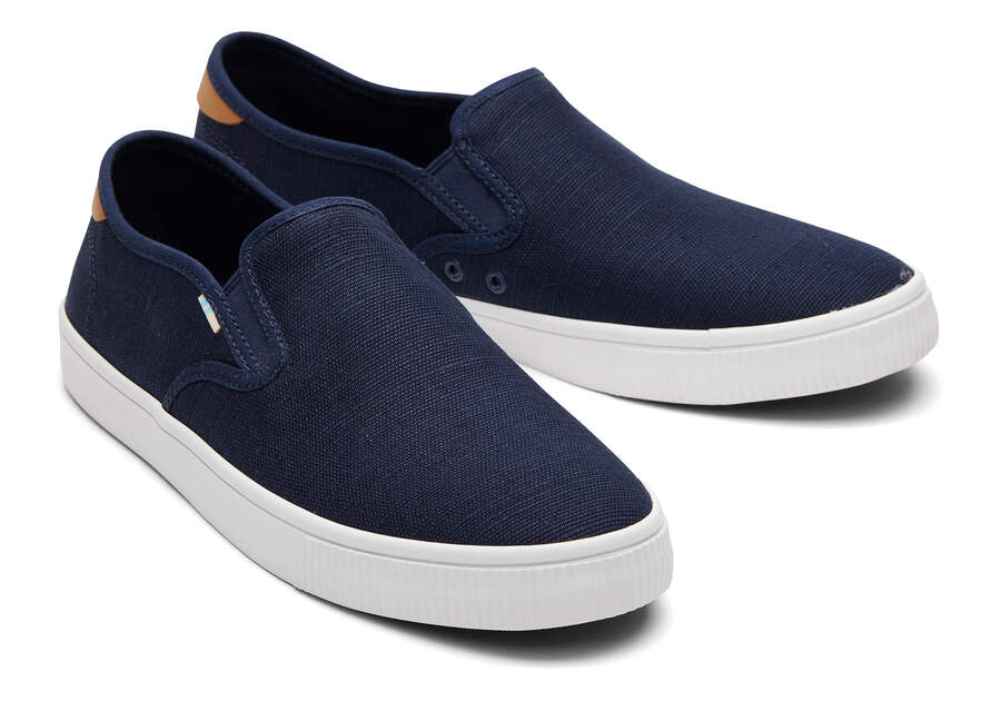 Toms Baja Slip On Azul Marino Chile | CL166-801