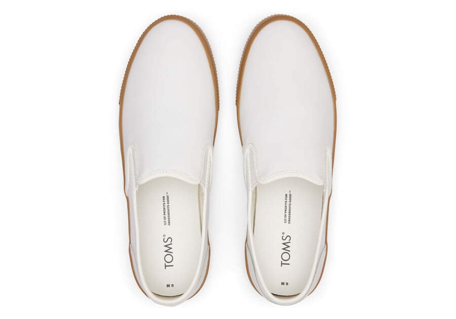 Toms Baja Slip On Blancas Chile | CL163-851