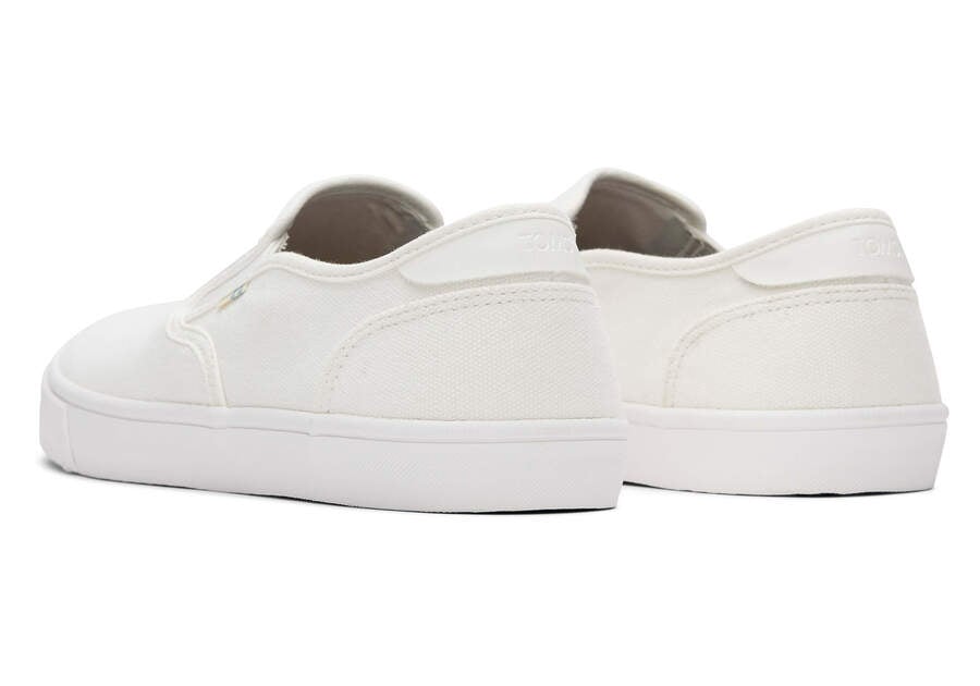 Toms Baja Slip On Blancas Chile | CL215-354