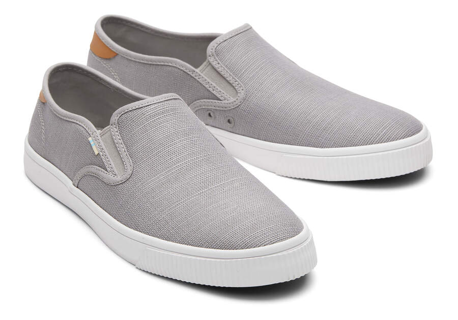 Toms Baja Slip On Gris Oscuro Chile | CL635-377