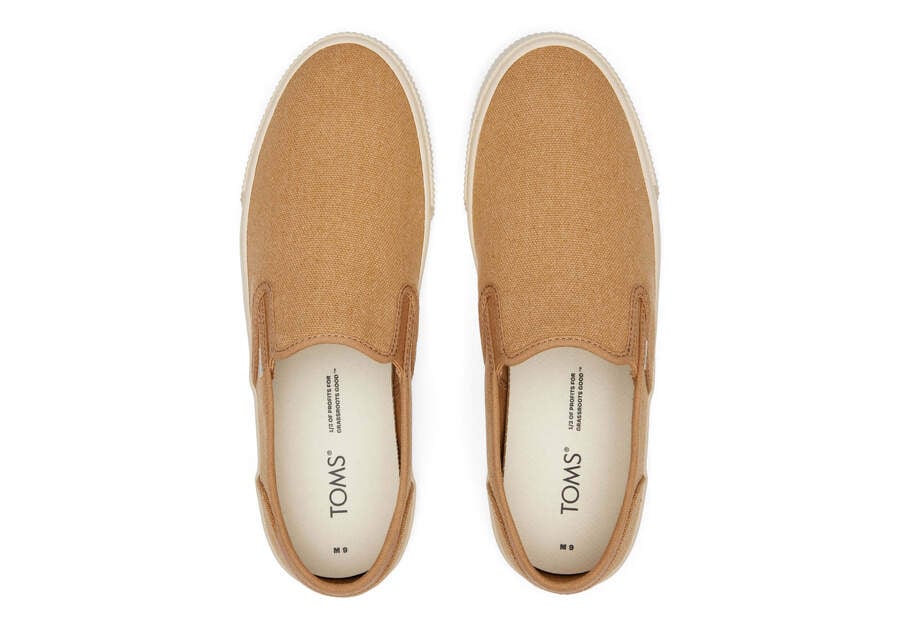 Toms Baja Slip On Marrones Chile | CL416-866