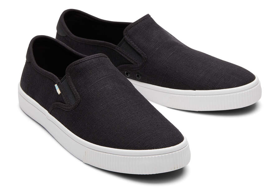 Toms Baja Slip On Negras Chile | CL862-885