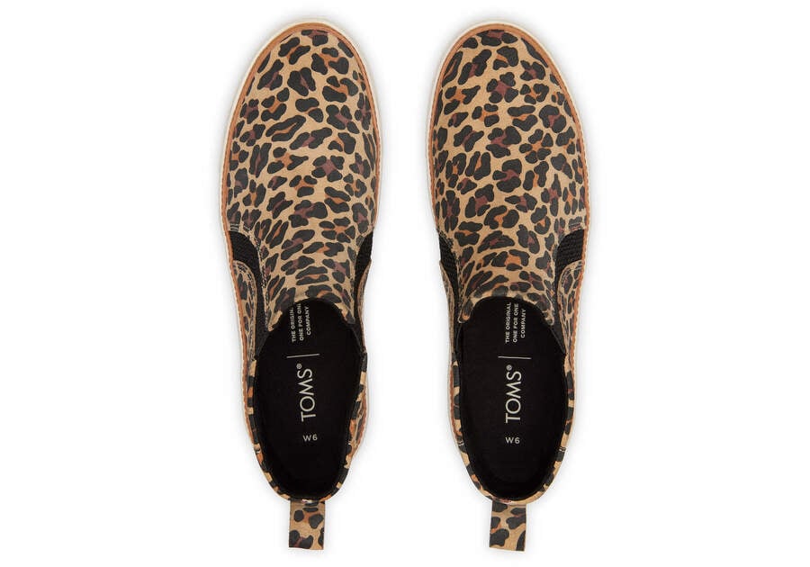 Toms Bryce Slip On Marrones Leopardo Chile | CL018-560