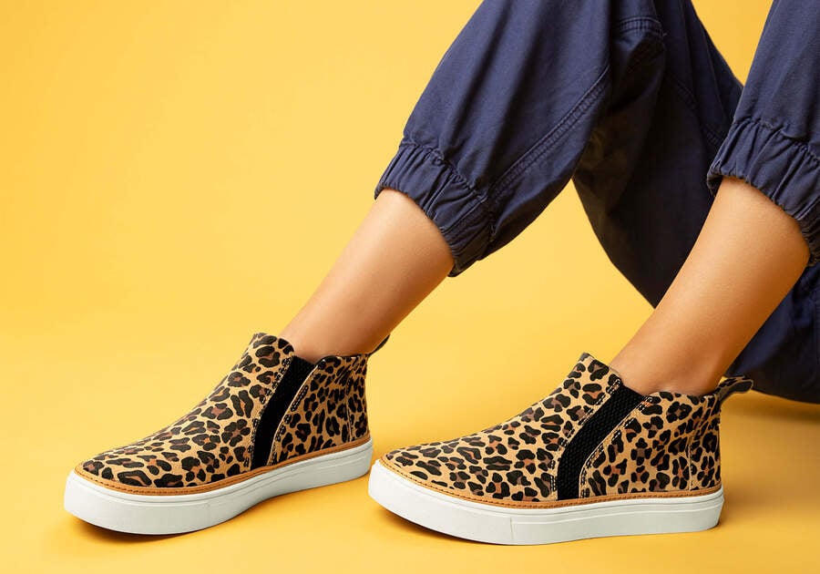 Toms Bryce Slip On Marrones Leopardo Chile | CL018-560