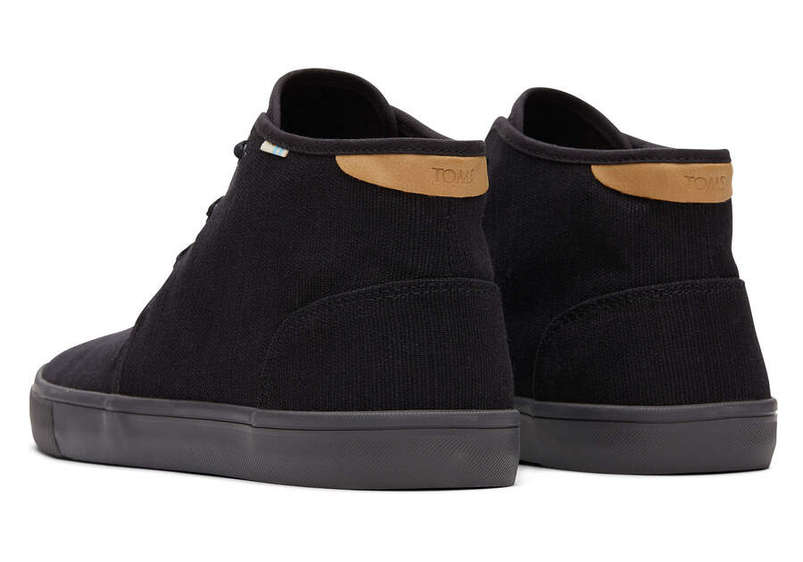 Toms Carlo Mid Sneaker Negras Chile | CL345-030