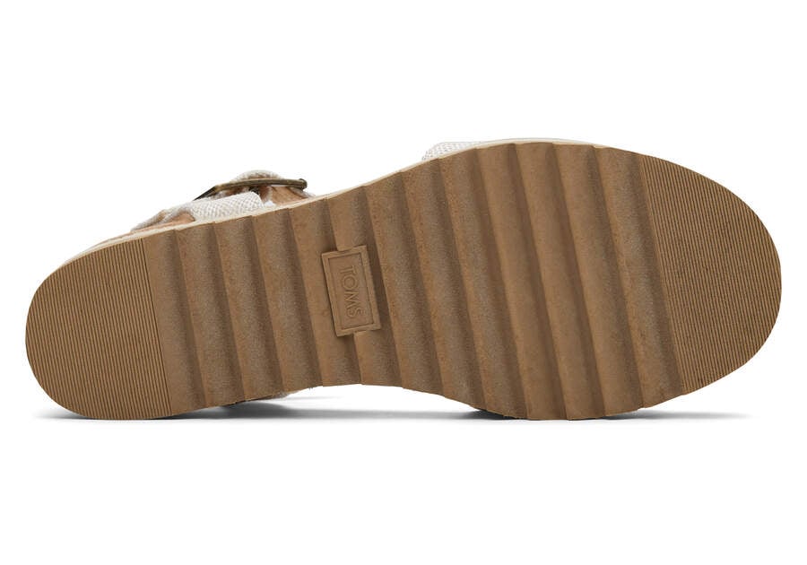 Toms Diana Wedge Sandal Beige Chile | CL208-350