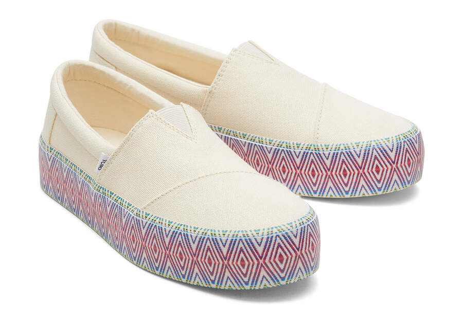 Toms Fenix Plataforma Creme Chile | CL533-803