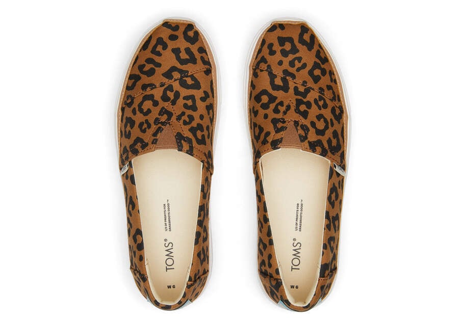 Toms Lug Plataforma Slip On Leopardo Chile | CL966-812