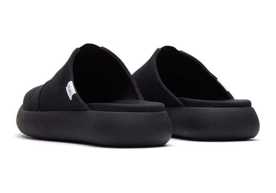 Toms Mallow Mule Heritage Lona Negras Chile | CL204-051