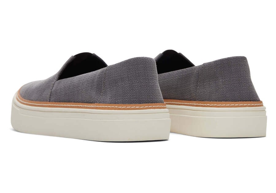 Toms Parker Slip On Gris Oscuro Chile | CL337-365