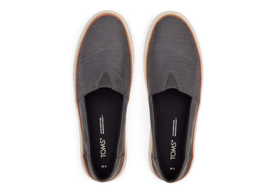 Toms Parker Slip On Gris Oscuro Chile | CL337-365