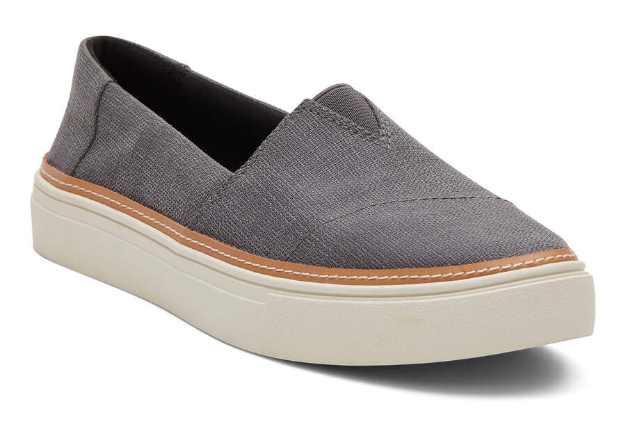 Toms Parker Slip On Gris Oscuro Chile | CL337-365