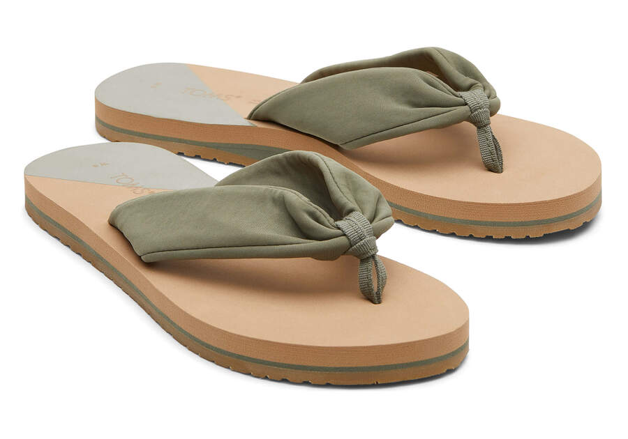 Toms Piper Flip Flop Gris Negras Chile | CL429-287