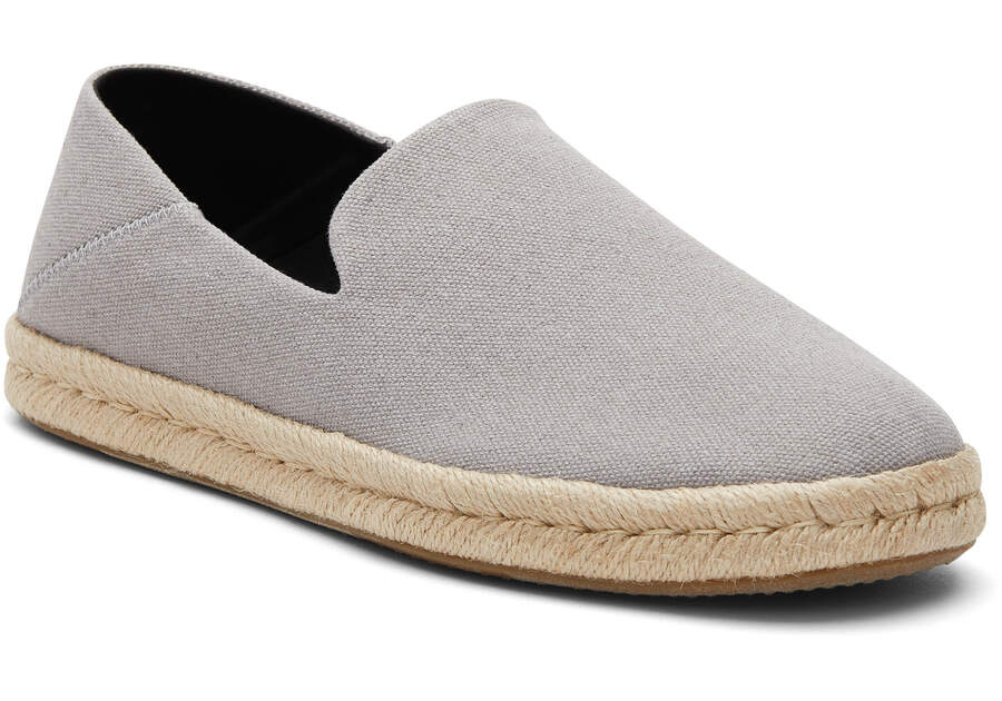 Toms Santiago Recycled Algodon Lona Gris Oscuro Chile | CL791-168