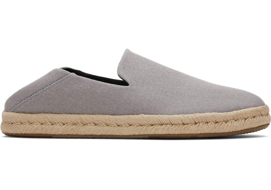 Toms Santiago Recycled Algodon Lona Gris Oscuro Chile | CL791-168