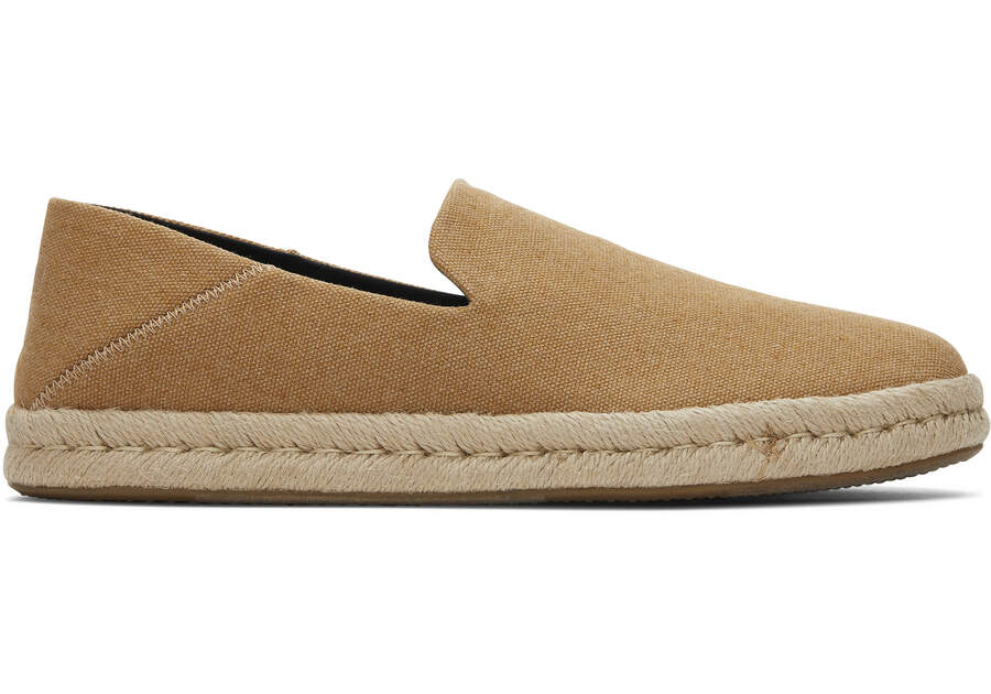 Toms Santiago Recycled Algodon Lona Marrones Chile | CL675-628