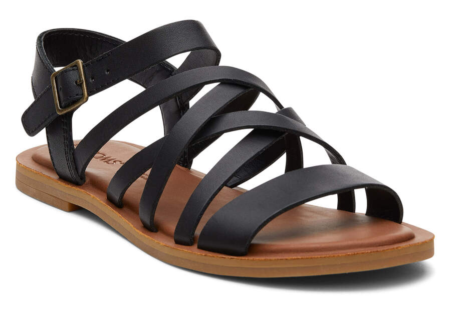 Toms Sephina Sandal Negras Chile | CL734-960