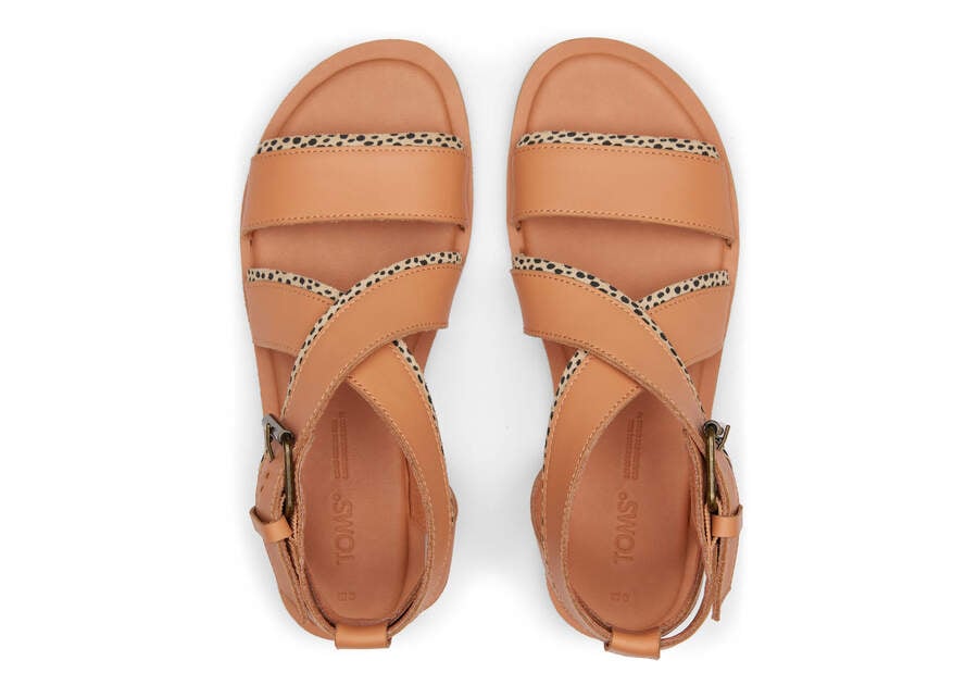 Toms Sidney Sandal Beige Chile | CL471-581