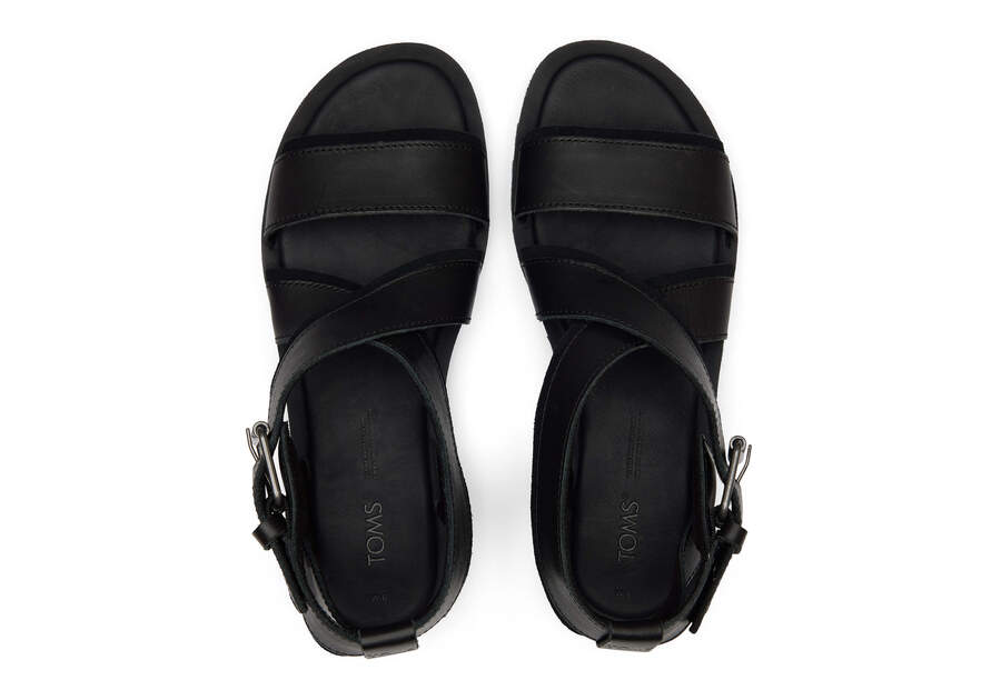 Toms Sidney Tread Sandal Negras Chile | CL139-308