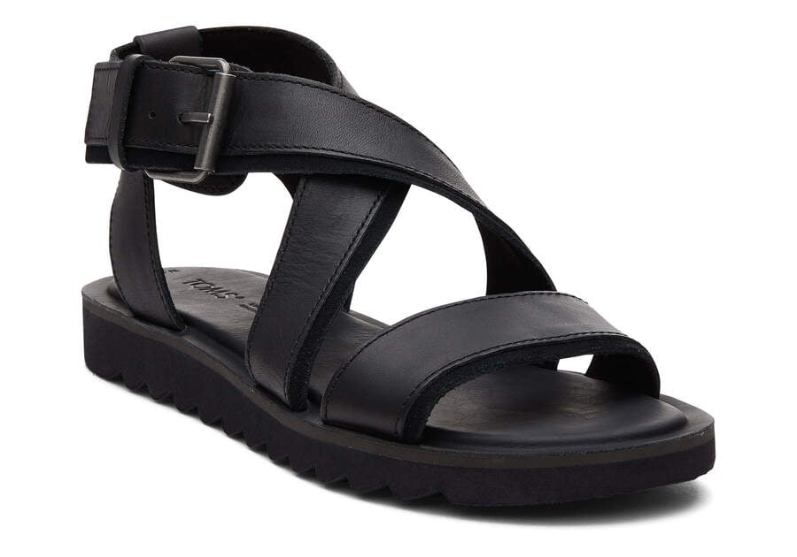 Toms Sidney Tread Sandal Negras Chile | CL139-308