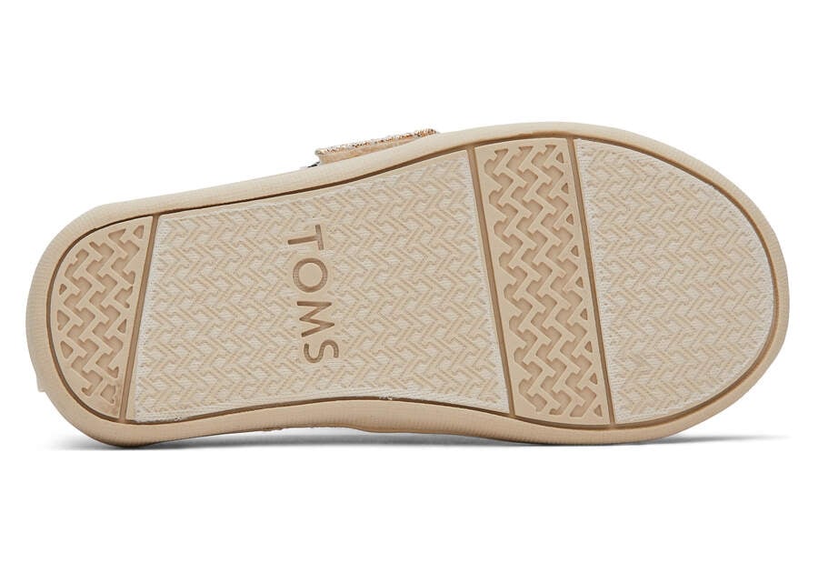 Toms Tiny Alpargata Foil Doradas Chile | CL220-782