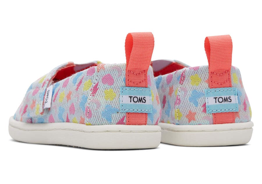 Toms Tiny Alpargata Glimmer Charms Azules Chile | CL170-874