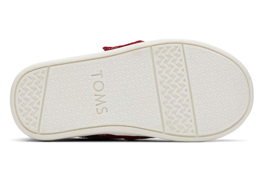 Toms Tiny Alpargata Lona Rojas Chile | CL413-825