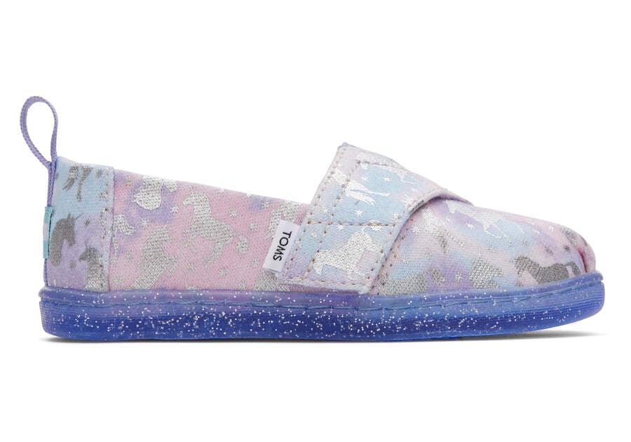 Toms Tiny Alpargata Unicorn Moradas Claro Chile | CL138-224