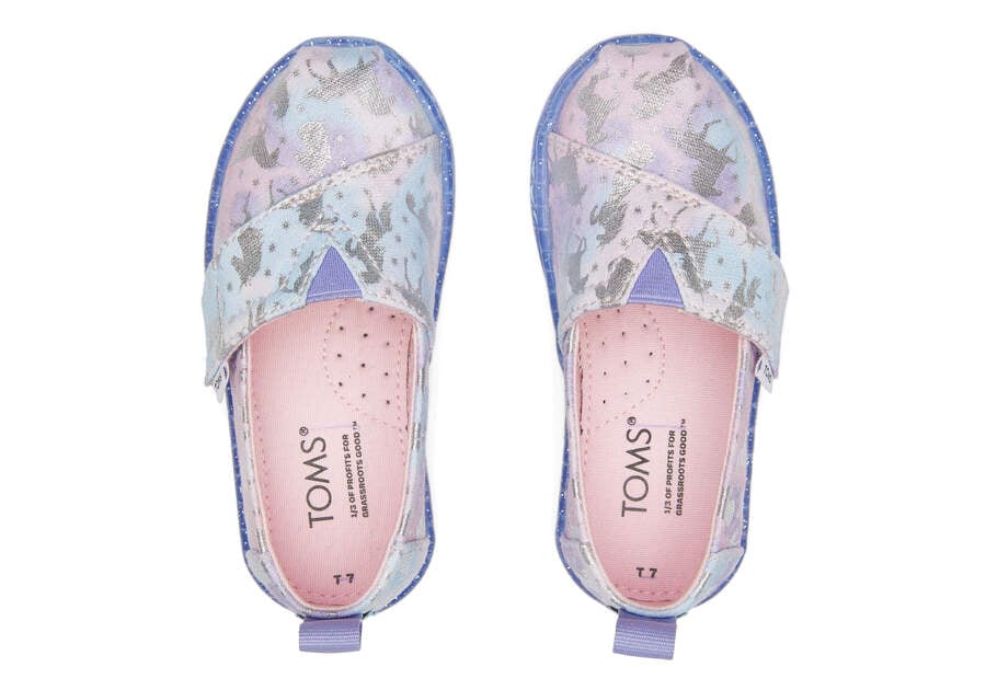 Toms Tiny Alpargata Unicorn Moradas Claro Chile | CL138-224