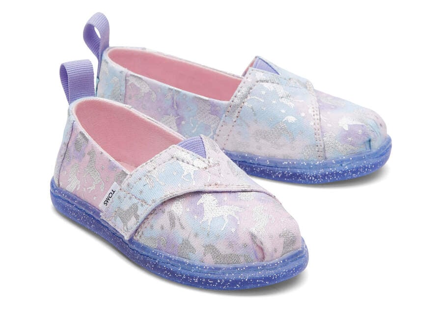 Toms Tiny Alpargata Unicorn Moradas Claro Chile | CL138-224