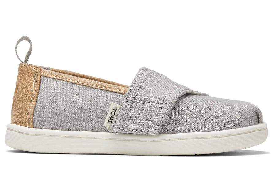 Toms Tiny Alpargata Woven Gris Chile | CL603-329